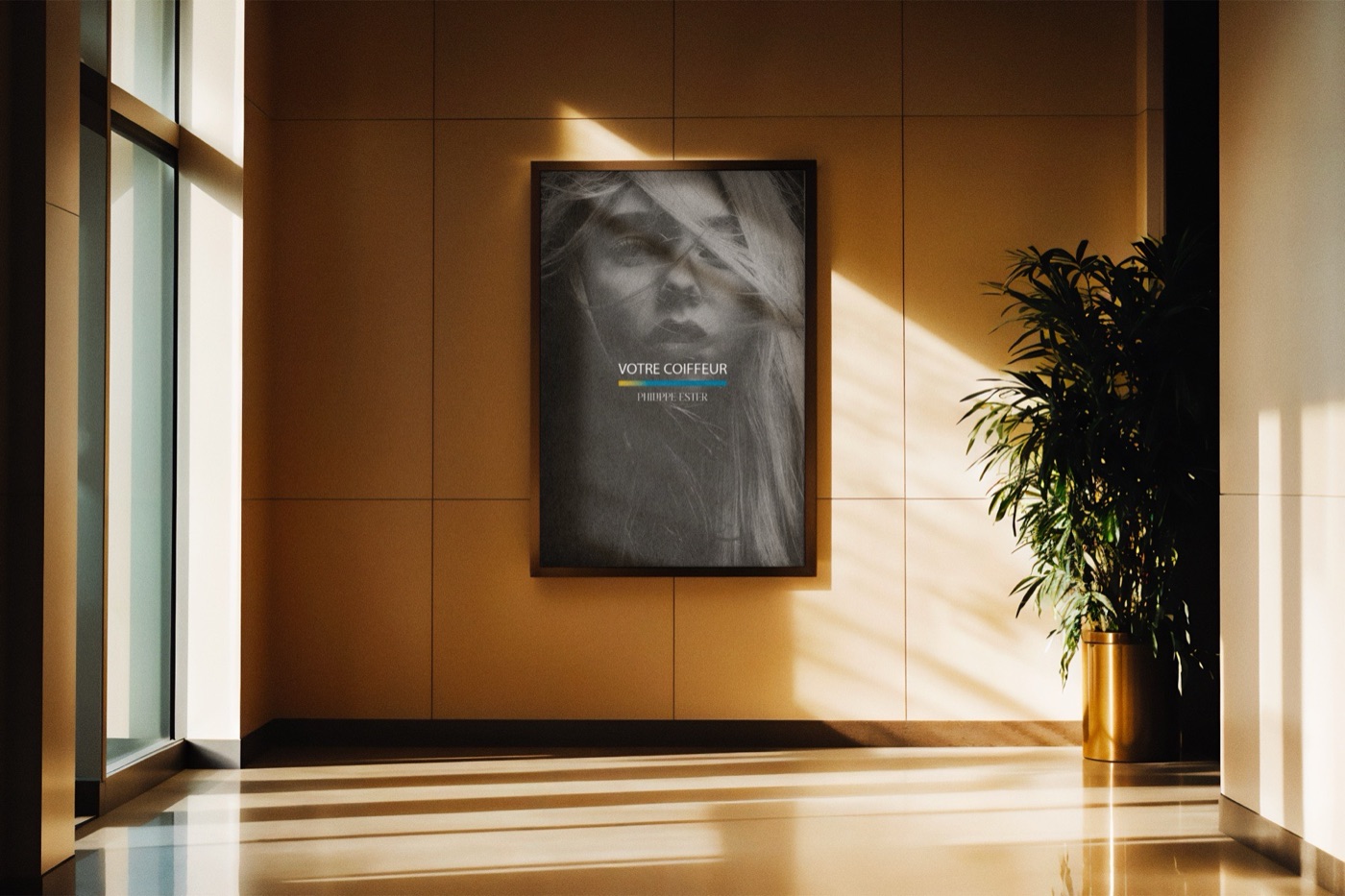 Affiche Philippe Ester — Votre coiffeur